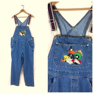 Vintage looney tunes overalls